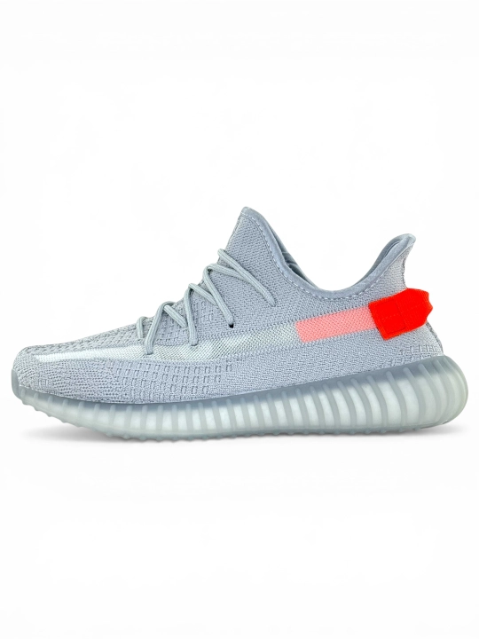 Erkaklar va ayollar uchun yengil sport krossovkalari Yeezy 350 Tail Light, kulrang