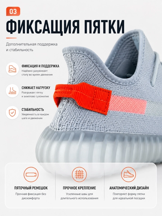 Erkaklar va ayollar uchun yengil sport krossovkalari Yeezy 350 Tail Light, kulrang