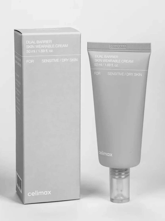 Celimax Dual Barrier Skin Wearable yuz kremi - quruq va sezgir teri uchun - 
