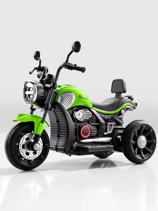 Bolalar elektr uch g‘ildirakli mototsikl 6V4.5Ah, musiqa, USB, chiroq, 380 motor