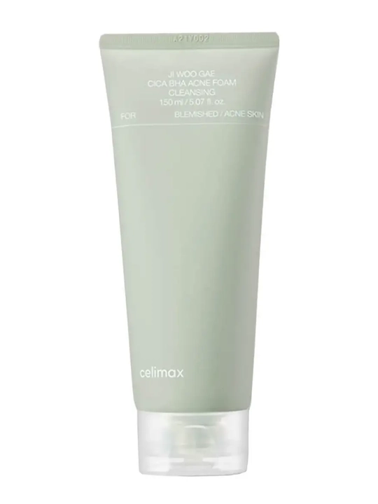 Celimax Ji Woo Gae Cica BHA Foam Cleansing Muammoli va aknega moyil teri uchun yuz ko‘pigi