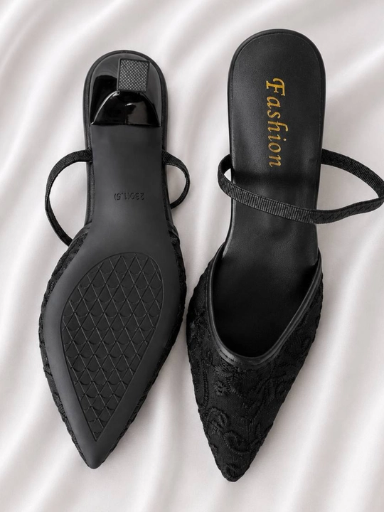 ZARA, обувь в современном стиле, туфли с открытой пяткой, мини-лодочки, туфли с острым