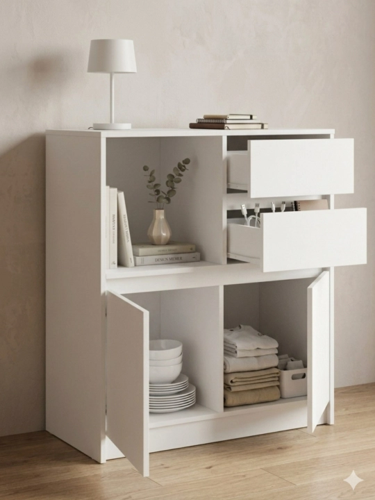 Kanyon - CH30 - 80x70x30 sm,  javon-komodi, yig'ilgan holda, LDSP