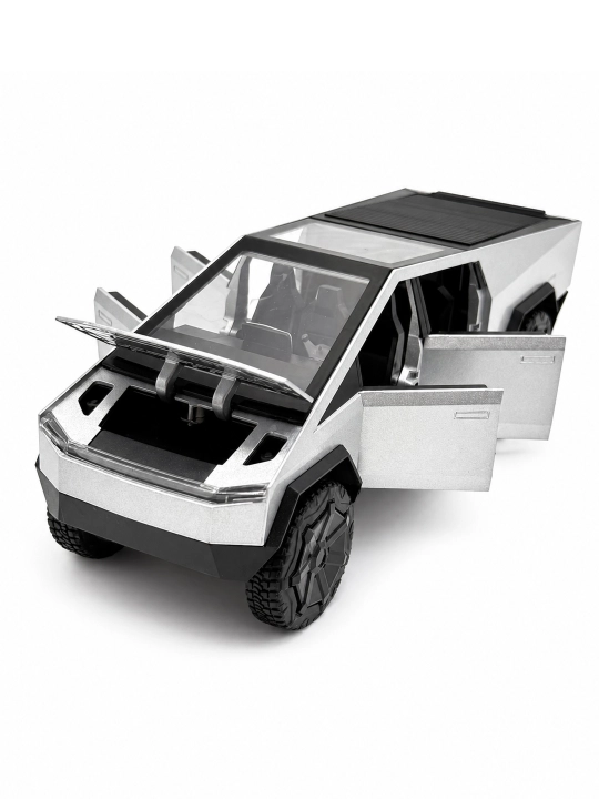 Машинка в стиле Tesla Cybertruck для детей, металическая машина