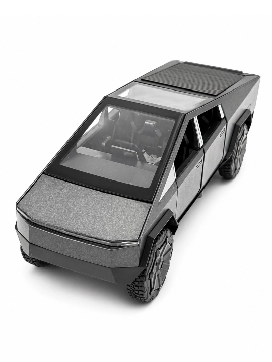 Bolalar uchun Tesla Cybertruck uslubidagi mashina, metall mashina - 