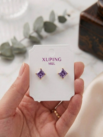 Серьги Xuping Jewelery — SHEERIK-MJXUPINGSERGI-ЗЕЛХАКИ