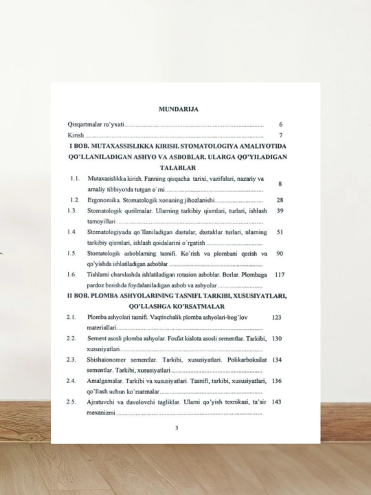 Preklinik restavratsion stomatologiya Zamonaviy stomatologiya darsligi