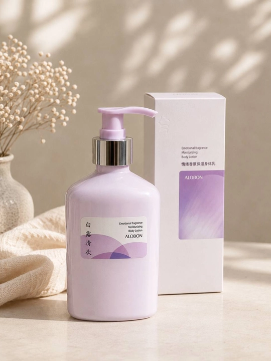 ALOBON tana uchun namlantiruvchi loson 320 ml yoqimli hidli yumshatuvchi body lotion