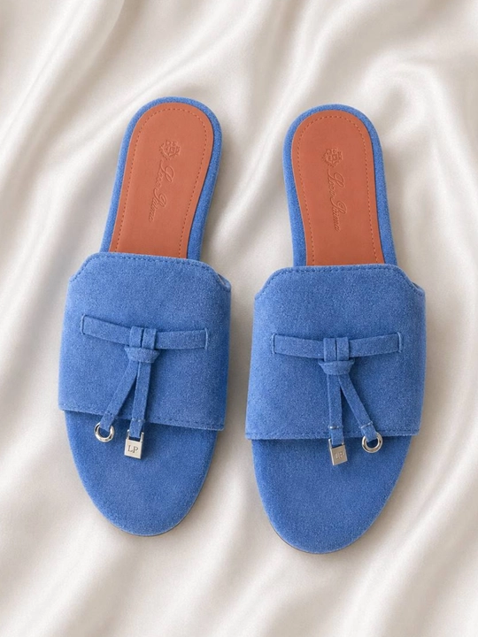 Ayollar poyabzali, premium stil oyoq kiyim, ayollar tapochkasi, LORO PIANA