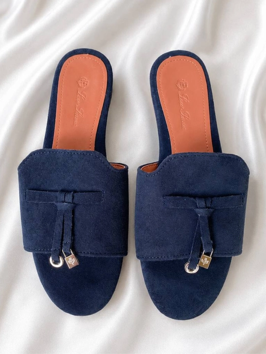 Ayollar poyabzali, premium stil oyoq kiyim, ayollar tapochkasi, LORO PIANA