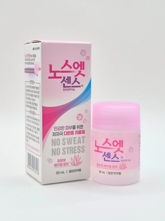 No Sweat Sense Janubiy Koreya sezgir teri uchun terga qarshi vositasi, 30 ml
