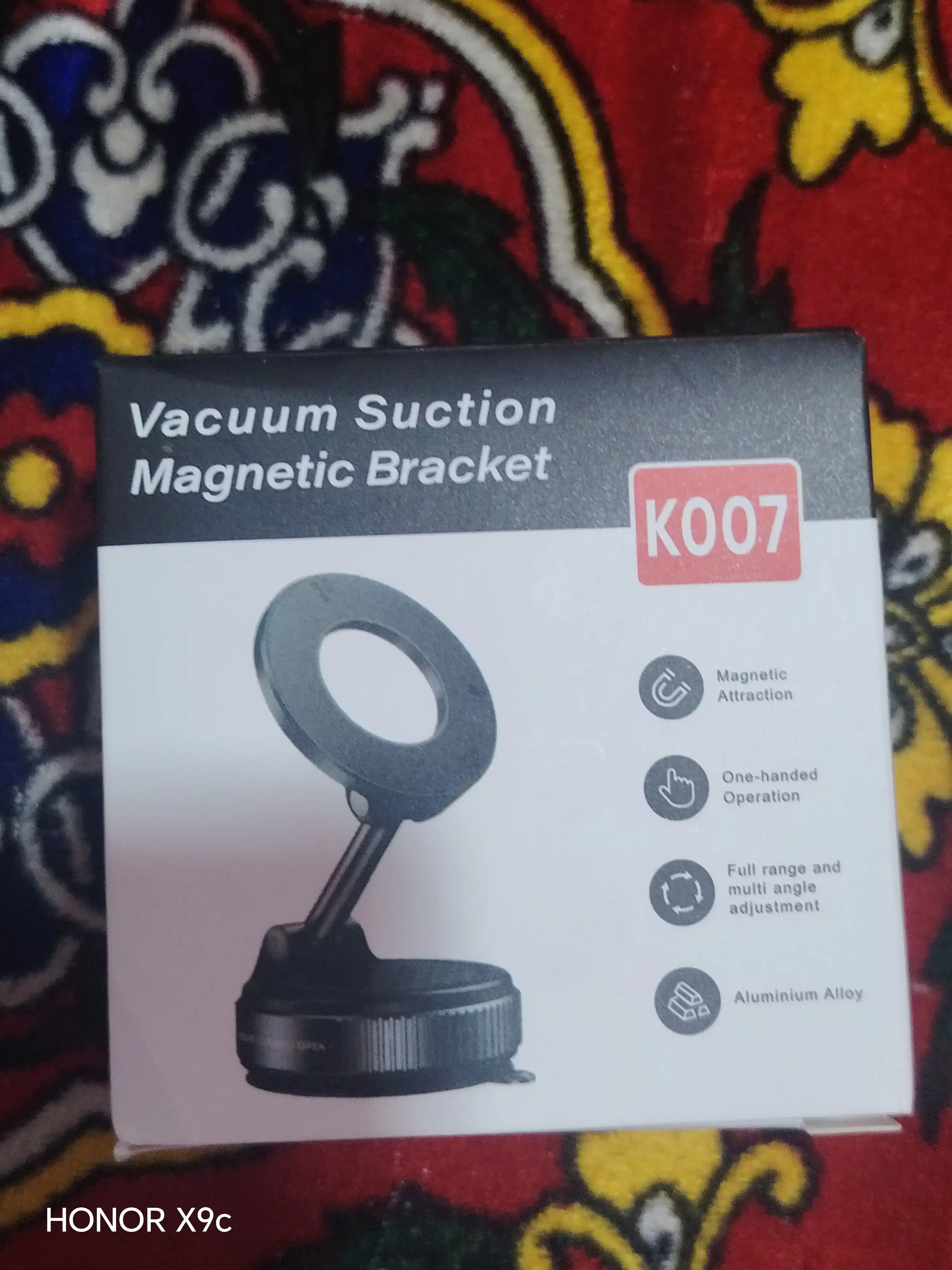 Avtomobil uchun magnit vakumli telefon ushlagichi Magsafe bilan 360 darajali, prisoskali