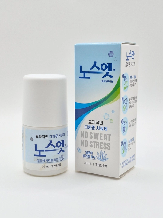 Terlashga qarshi Koreya sharikli antiperspiranti No Sweat No Stress, 30 ml
