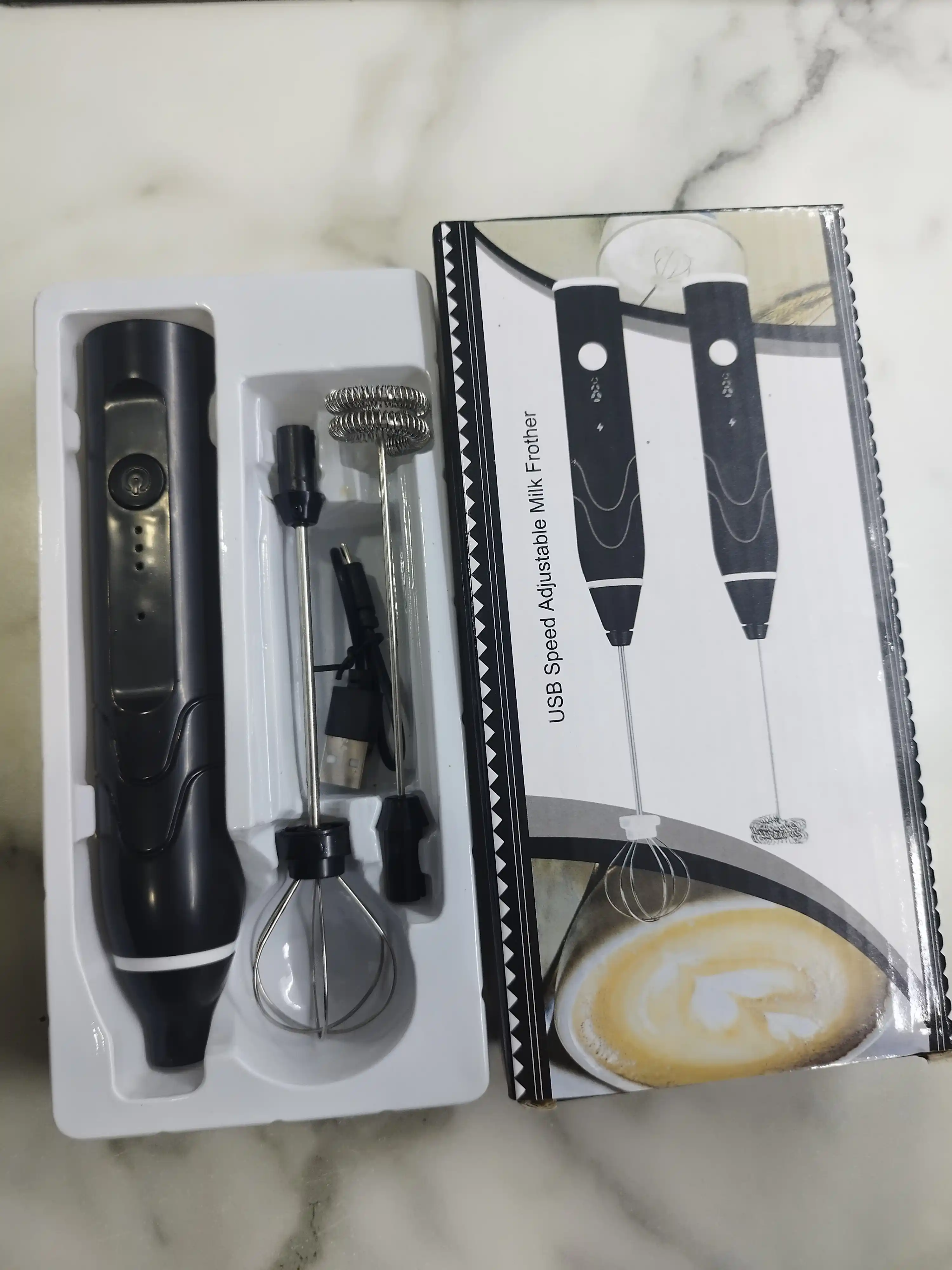 Elektr kapuchinator, USB portativ, sut ko‘pirtirgich, 3 tezlikli