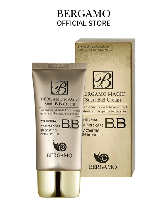 Тональный крем для лица, Bergamo BB, матирующий, увлажняющий, с SPF, 50 мл