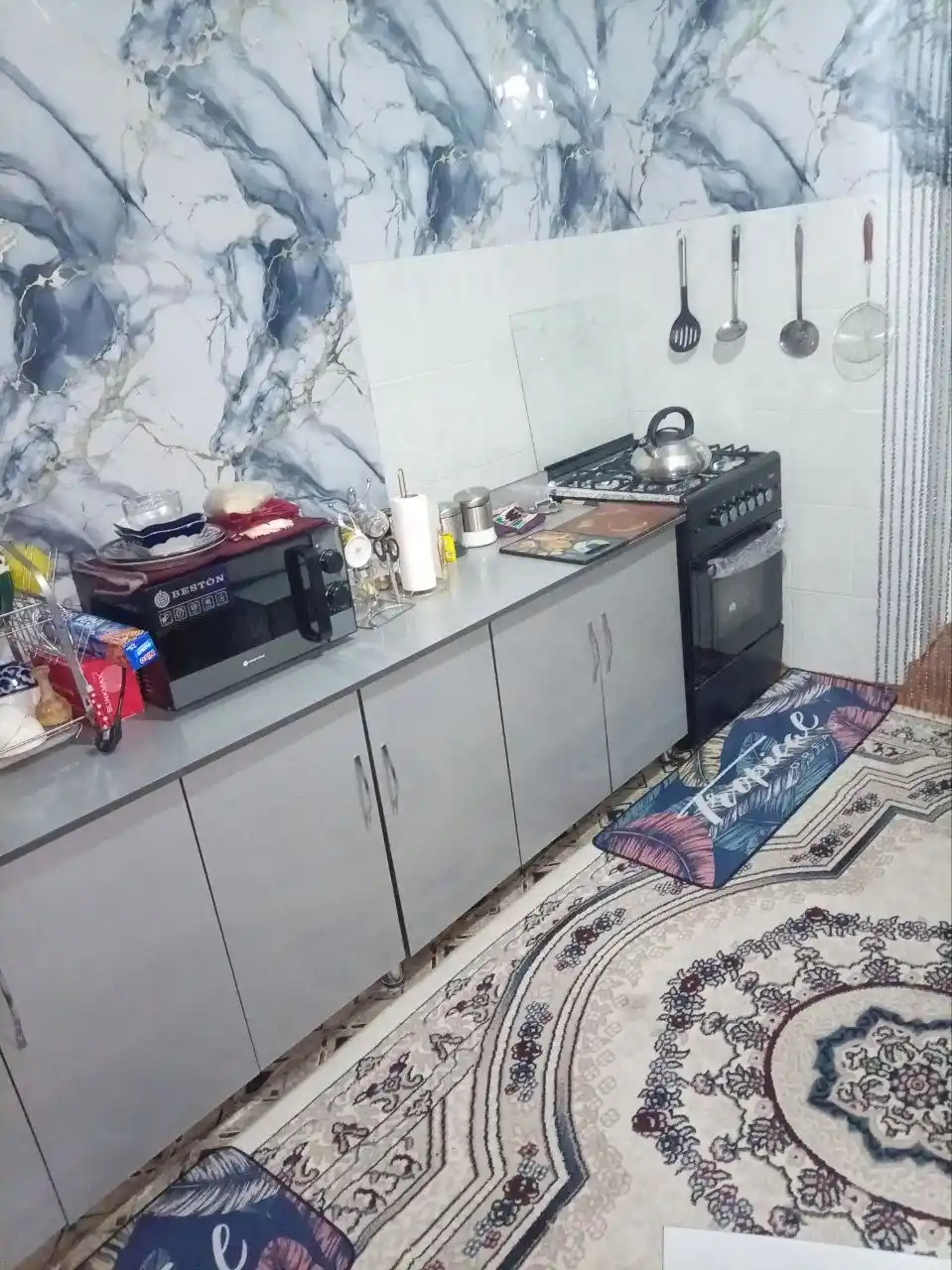 Нескользящие коврики для ванных комнат, кухни и коридоров, 2 в 1