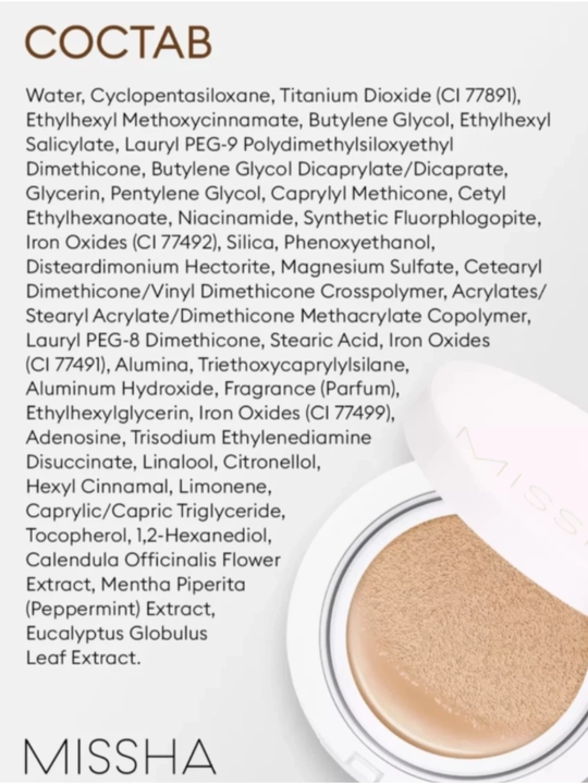 Tonal kushon SPF 50+ Magic Cushion, Missha