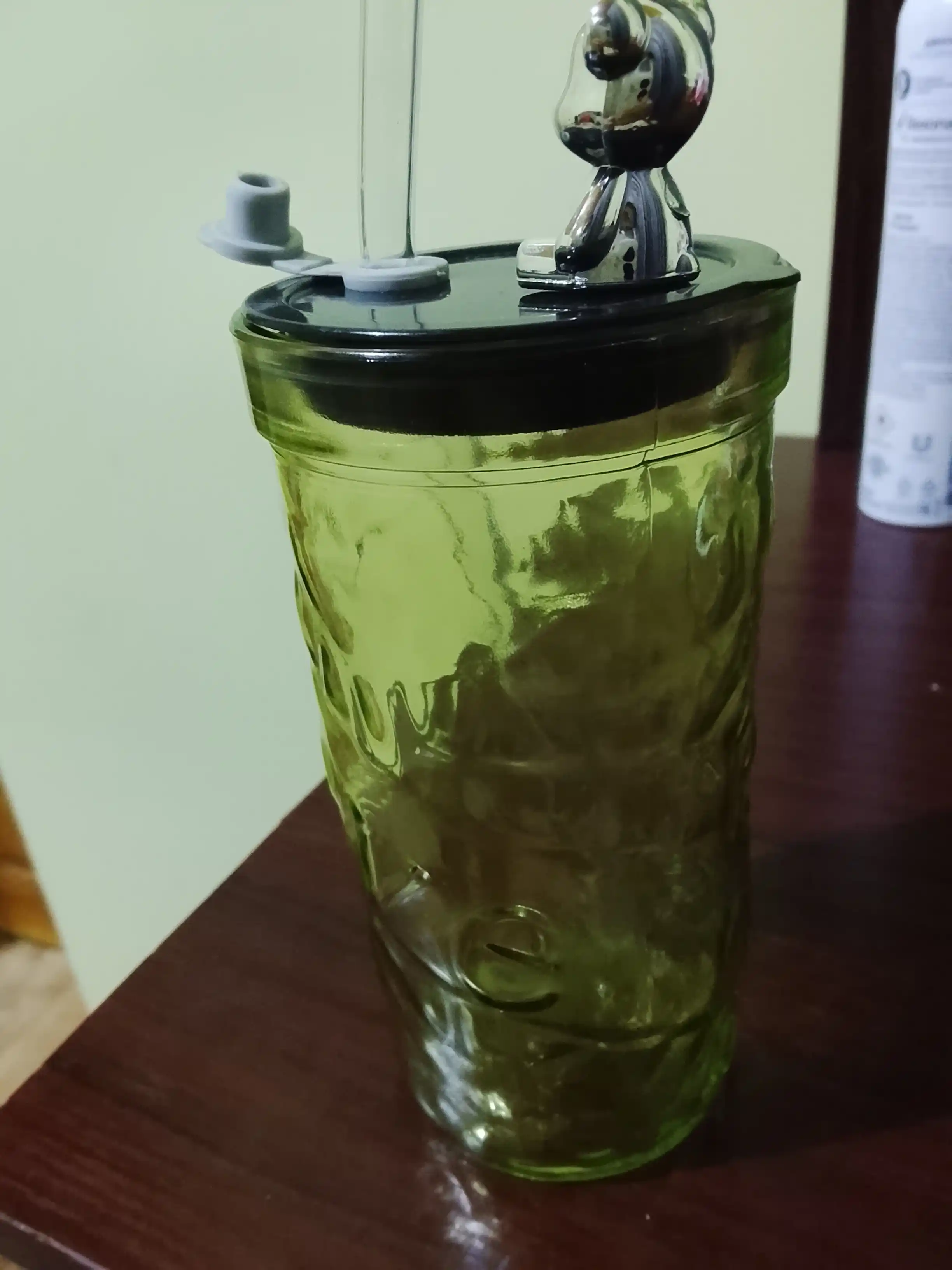 Trubochkali stakan, kapalaklar bilan, shisha stakan trubocha bilan, Butterfly, 500, 350 ml