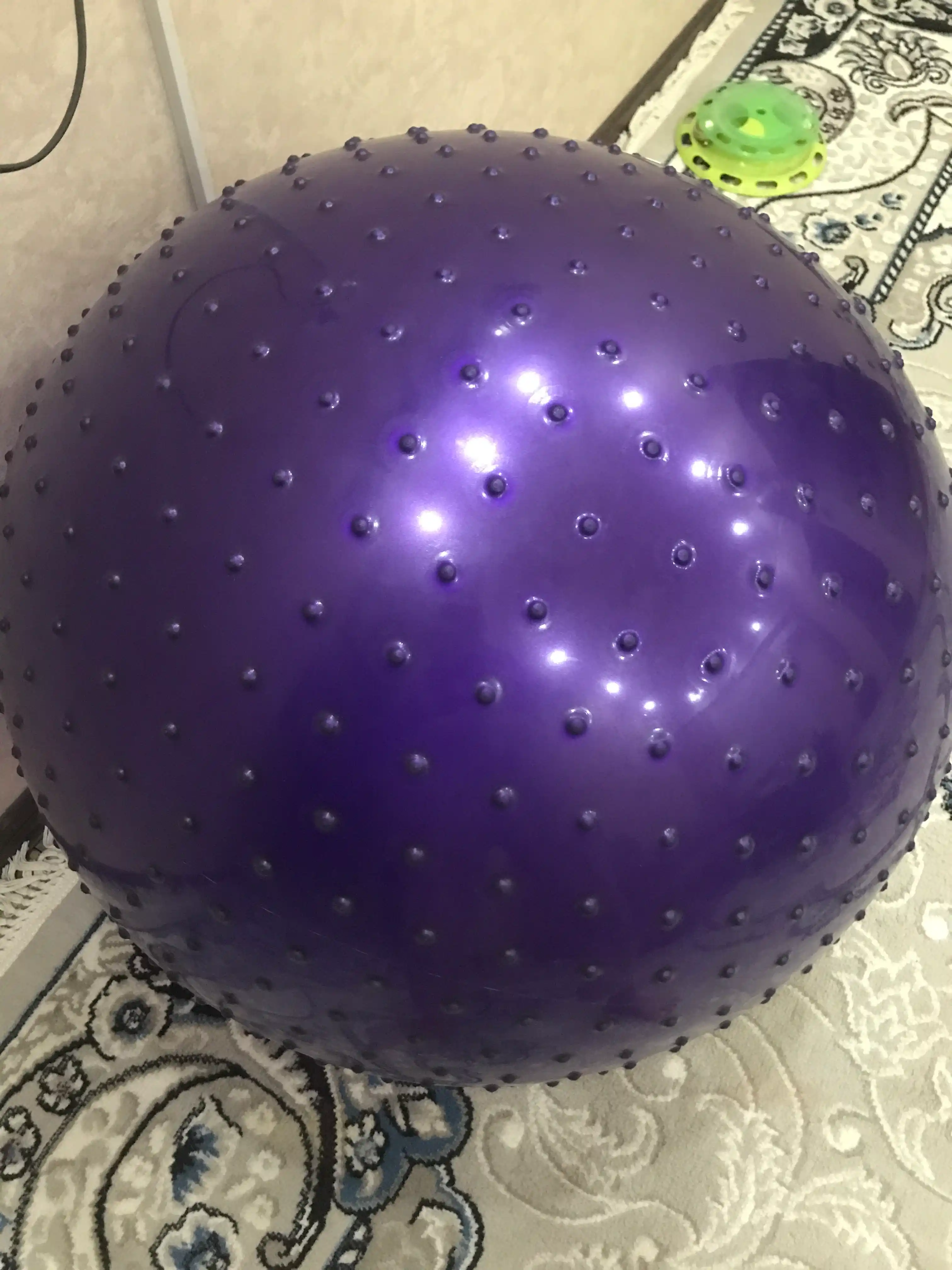 Мяч для фитнеса с шипом Fitball, фитбол 75-85-95 см, с насосом