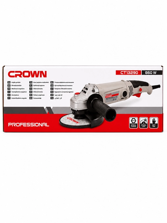 Болгарка CROWN  125 мм, CT 13290 — компактная мощность для точной работы
