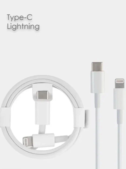 Lightning Uchun kabel, Type-C-Lightning, quvvatlash kabeli
