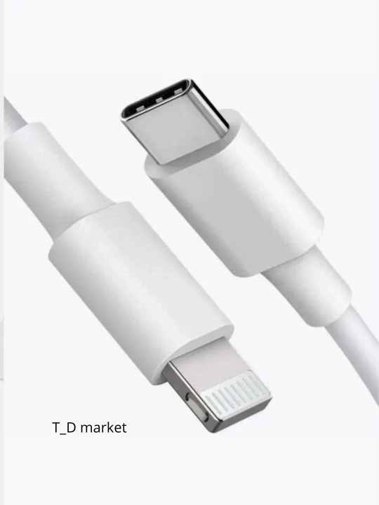 Lightning Uchun kabel, Type-C-Lightning, quvvatlash kabeli