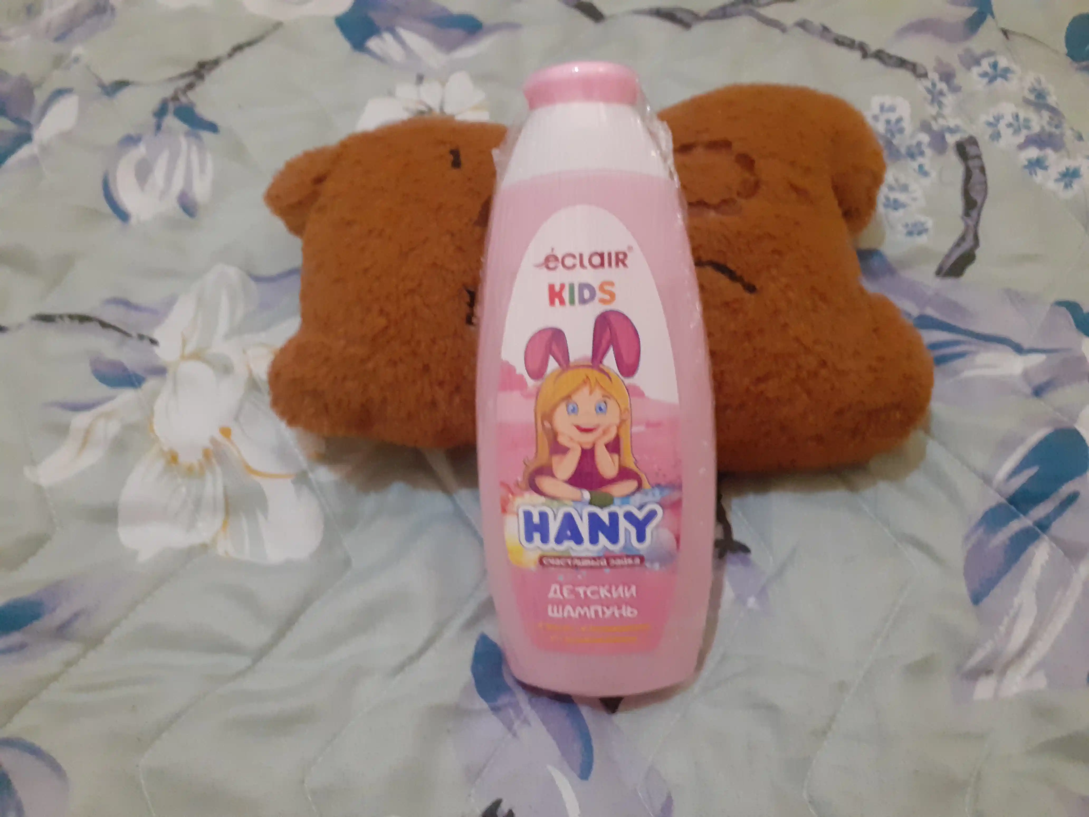 Moychechak ekstrakti bilan Hany bolalar shampuni, 240 ml