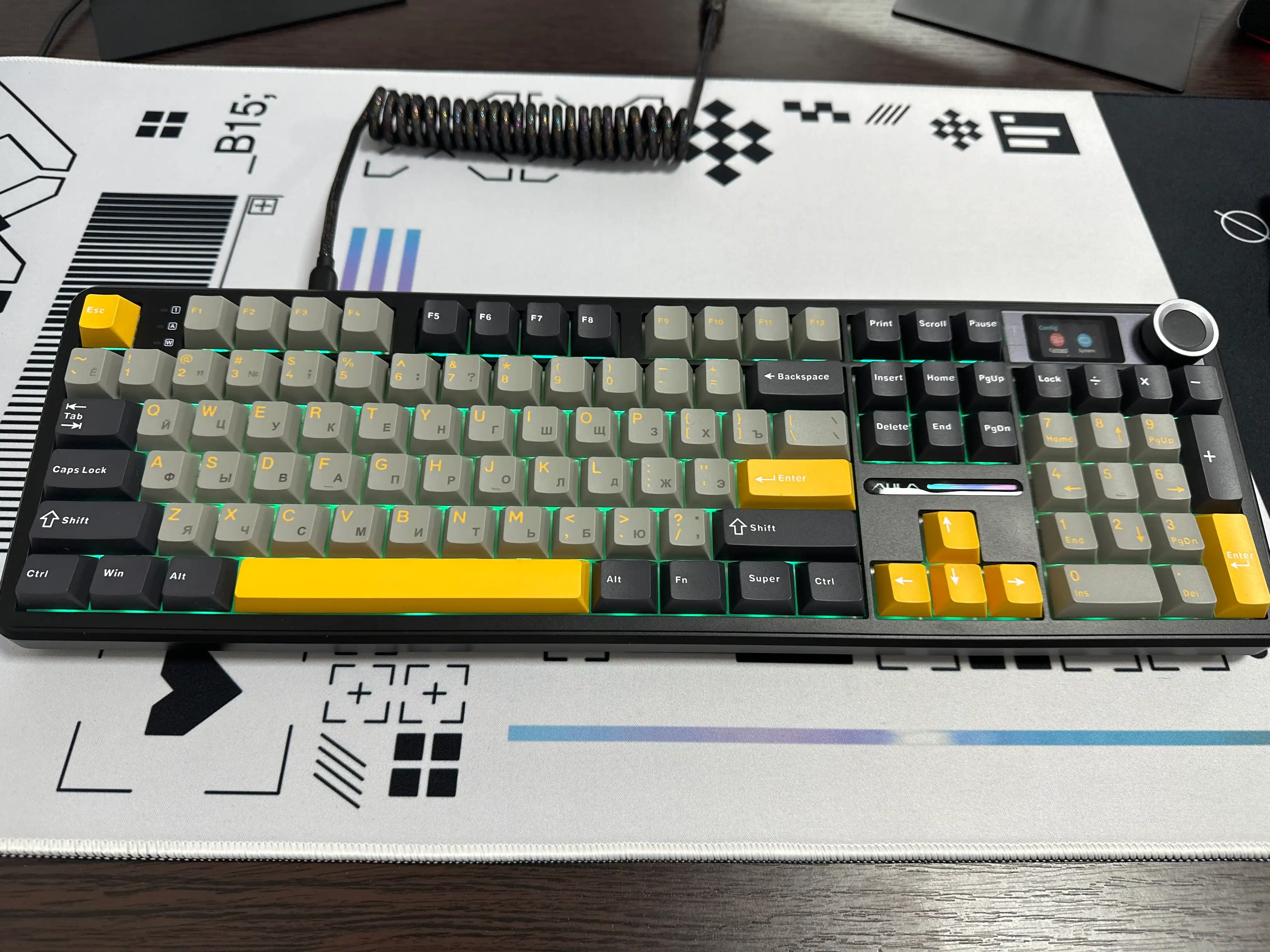 AULA F108 PRO mexanik o‘yin klaviaturasi