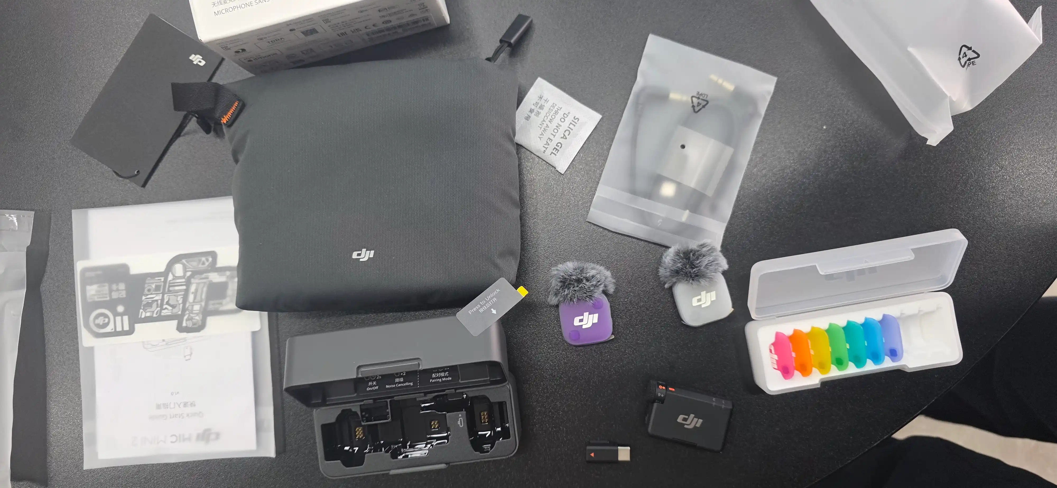 Беспроводной микрофон  DJI Mic Mini 2 (2+1) для iPhone и Android, запись звука без шума