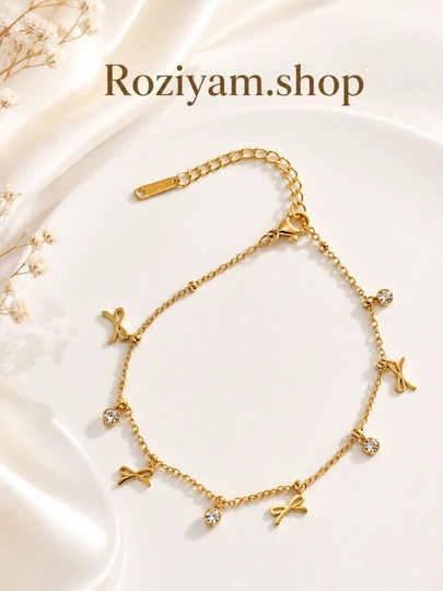 Браслеты, цепочки, бижутерия для женщин, украшения — ROZISHO-TOPLAMBUJETERIYALAR-ГОРЧИЧ