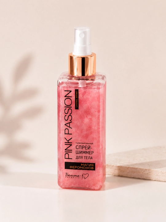 Pink Passion — набор для ухода за телом: гель для душа, крем, скраб, cпрей