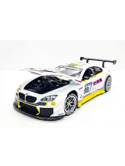 BMW M6 GT3 с LED подсветкой, коллекционная модель 1:24