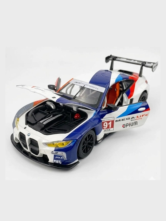 BMW M6 GT3 с LED подсветкой, коллекционная модель 1:24