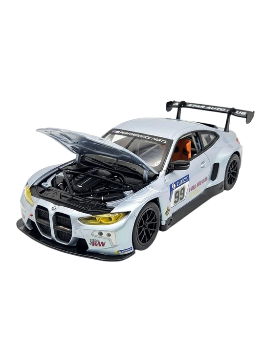 BMW M6 GT3 с LED подсветкой, коллекционная модель 1:24