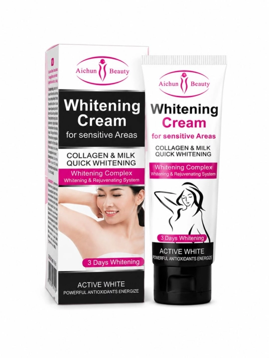 Aichun Beauty Whitening Cream, осветляющий крем с коллагеном, 60 г