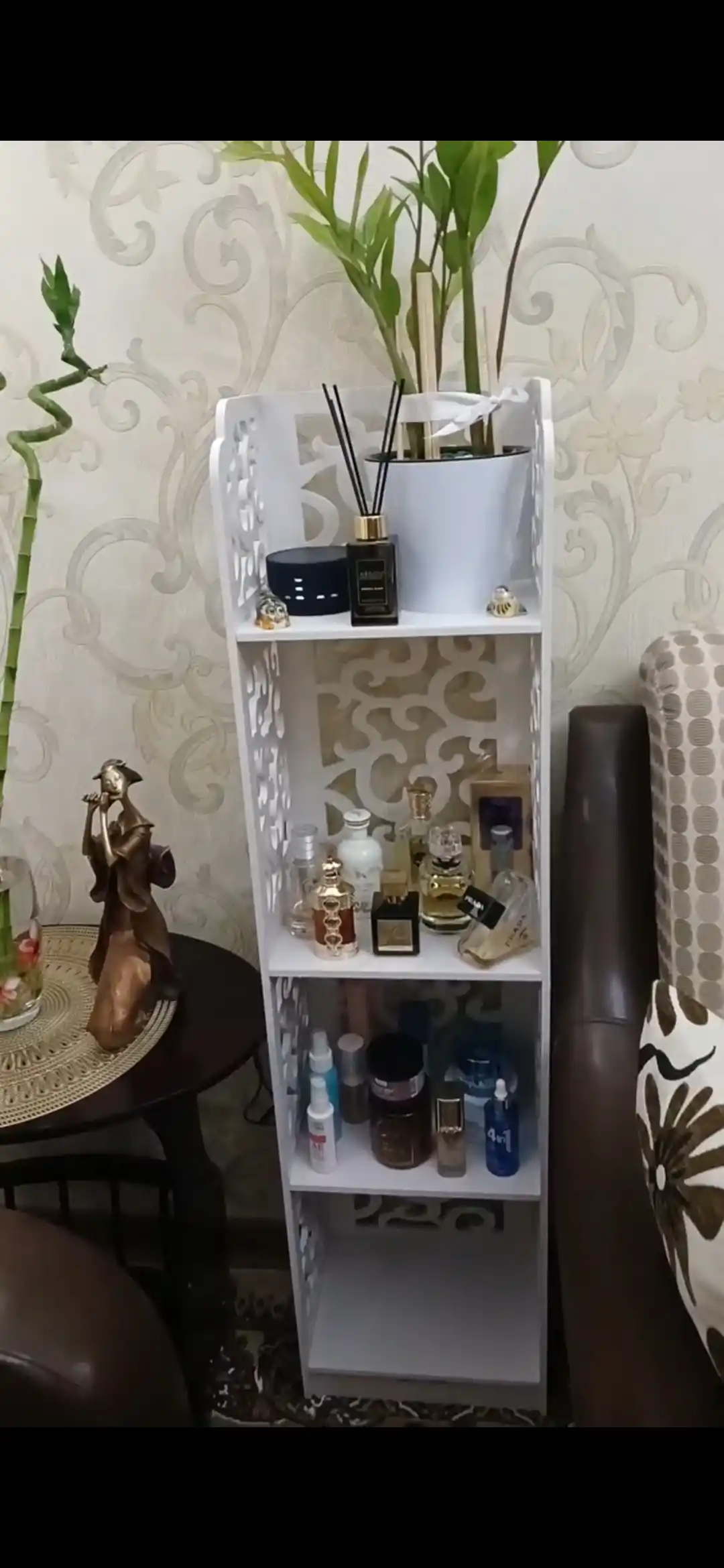 Стеллаж напольный для ванной, гостиной и кухни