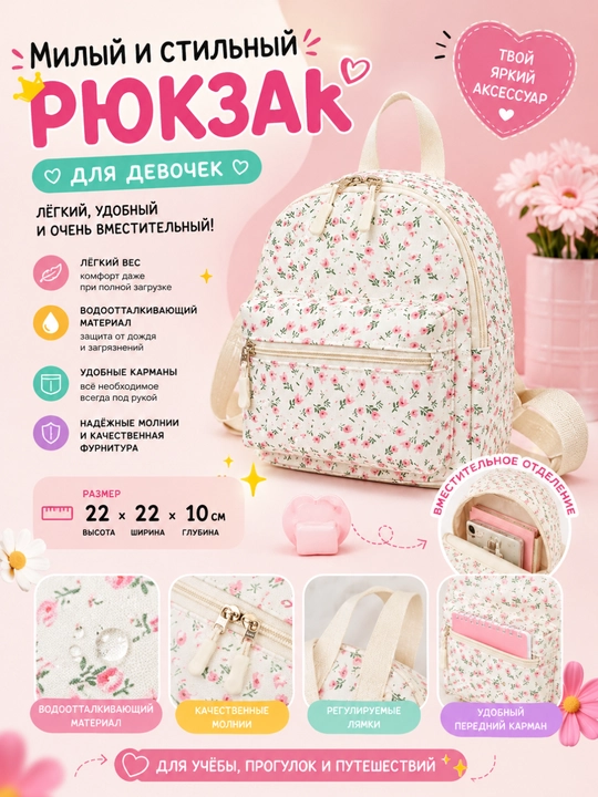 Рюкзак для детей, 2-10 лет - 