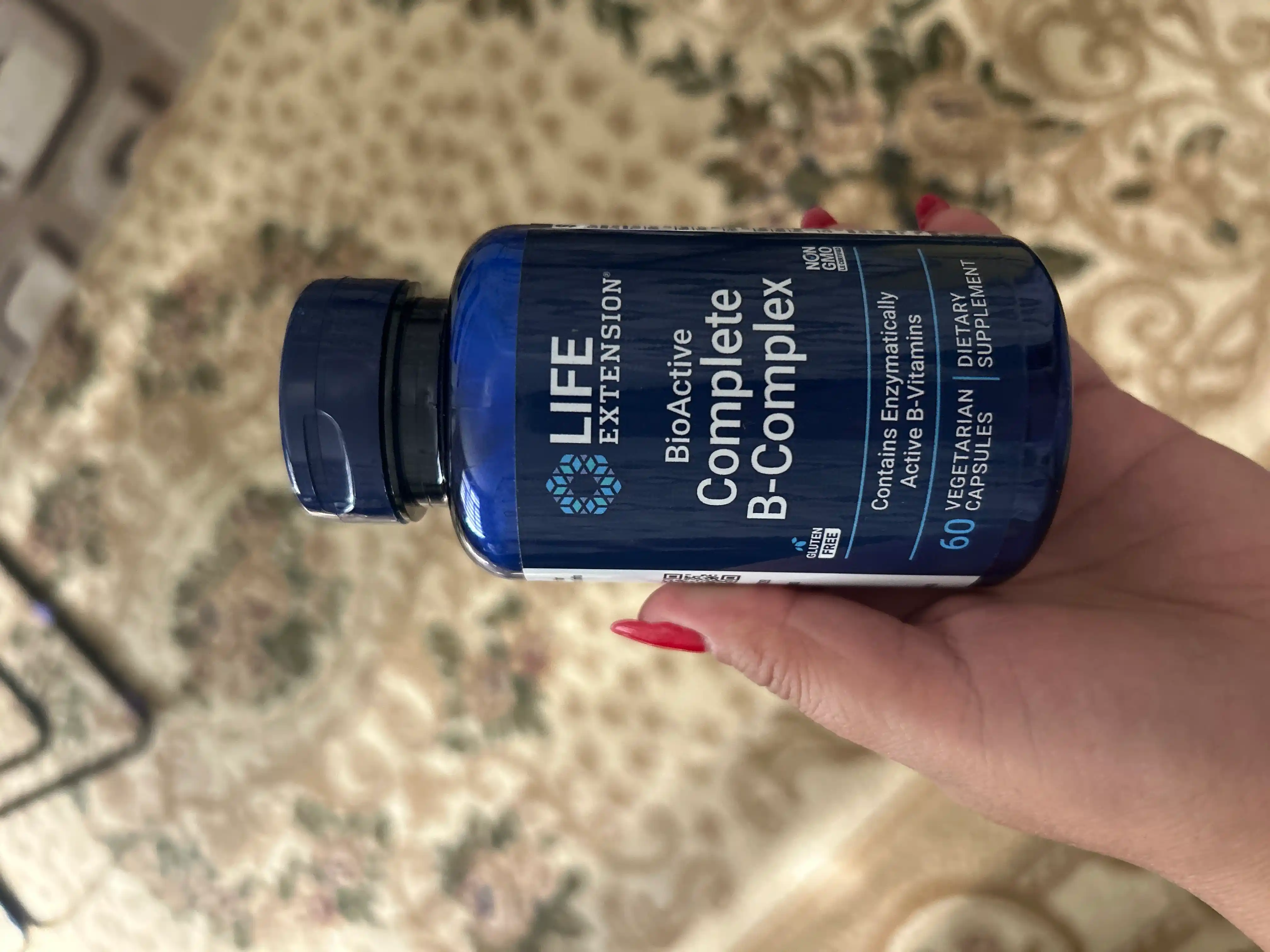 Life Extension B guruhi vitaminlarining to‘liq bioaktiv kompleksi 60 ta vegetarian kapsula