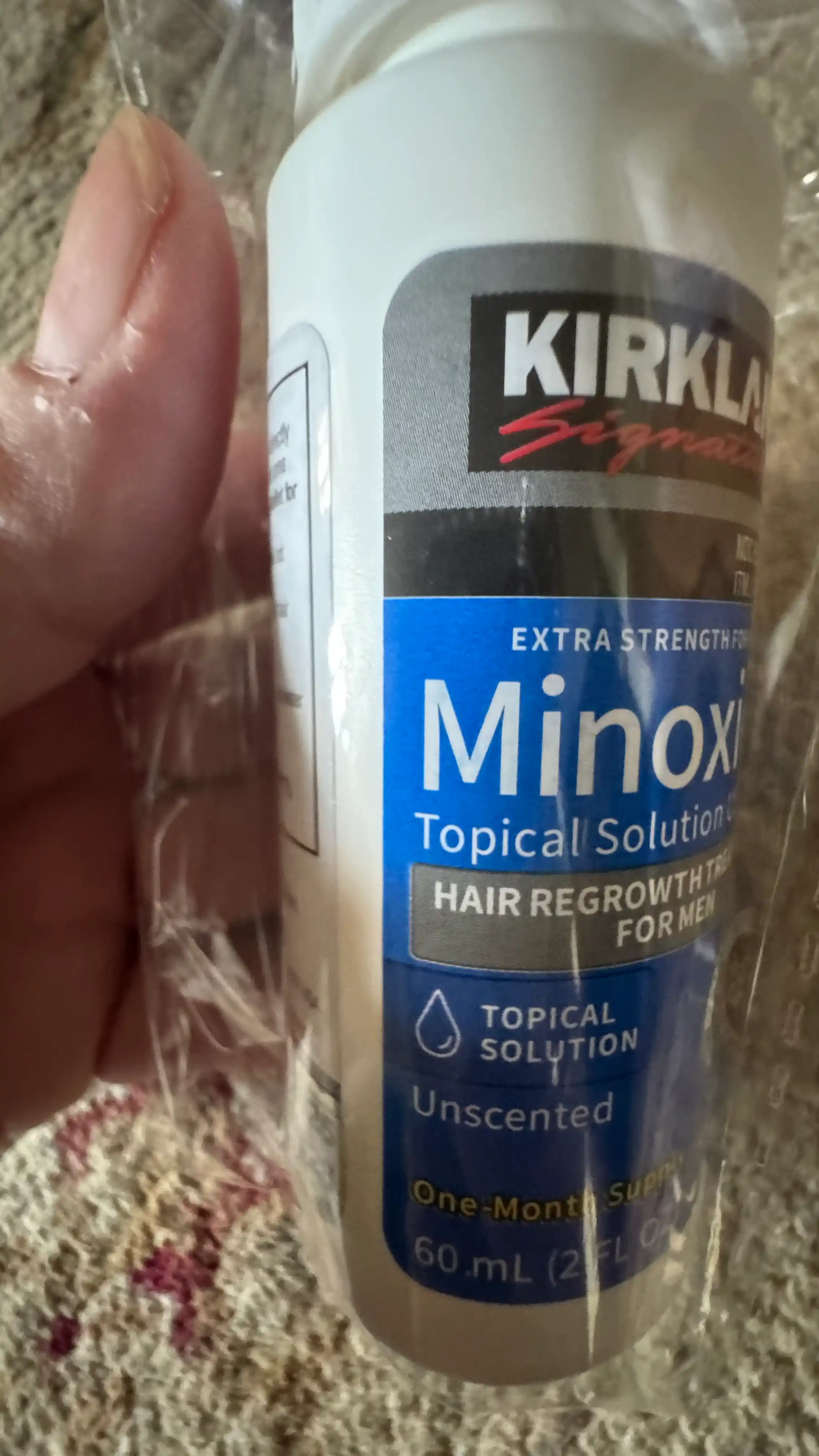 Soch va soqol o'stirish uchun minoksidil Kirkland Minoxidil 5%, 60 ml