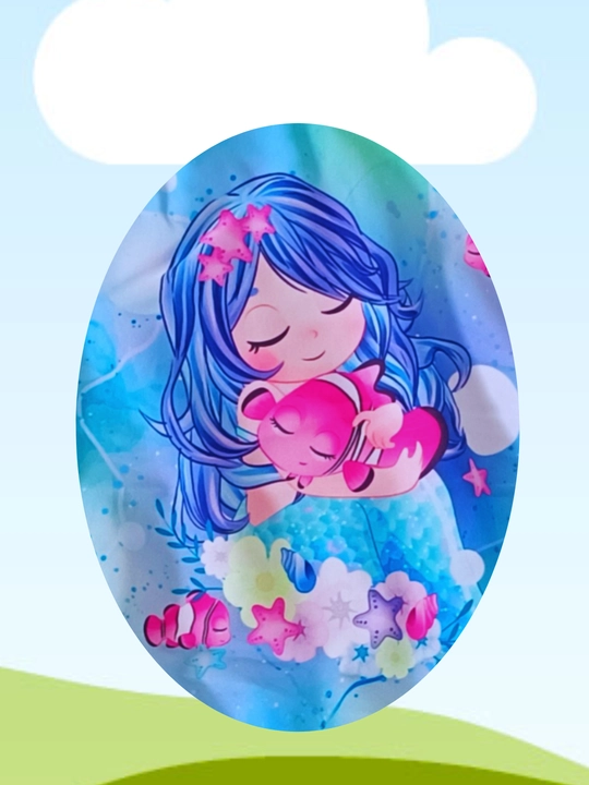 1 yoshdan 4 yoshgacha bo‘lgan qizlar uchun yengli va tasmali yaxlit cho‘milish kiyimi