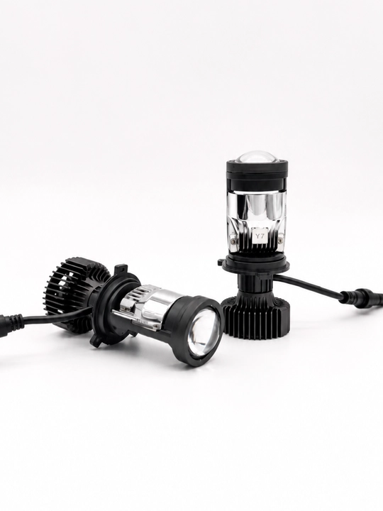 Y7D linzali H4 Mini Bi-LED avtomobil LED lampalari, Zimmer, Y7D, Y7 Max, Y7R