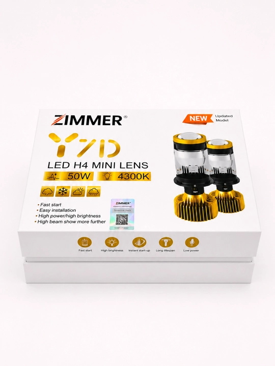 Y7D linzali H4 Mini Bi-LED avtomobil LED lampalari, Zimmer, Y7D, Y7 Max, Y7R