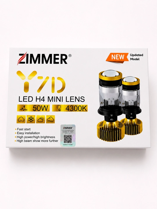 Y7D linzali H4 Mini Bi-LED avtomobil LED lampalari, Zimmer, Y7D, Y7 Max, Y7R
