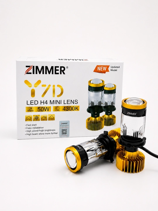 Y7D linzali H4 Mini Bi-LED avtomobil LED lampalari, Zimmer, Y7D, Y7 Max, Y7R