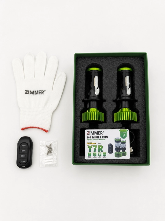 Y7D linzali H4 Mini Bi-LED avtomobil LED lampalari, Zimmer, Y7D, Y7 Max, Y7R