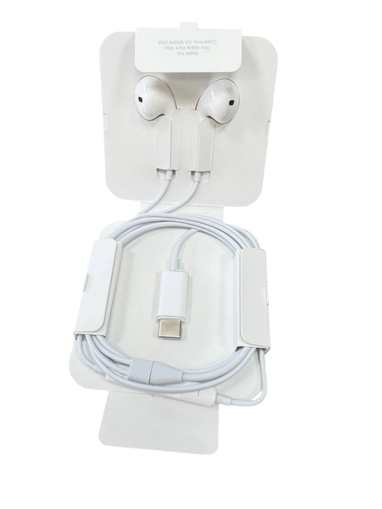 Apple EarPods ORG USB-C, проводные наушники с микрофоном, для iPhone 15/16/17/18, белые