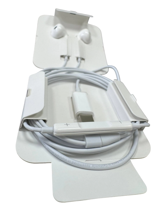 Apple EarPods ORG USB-C, проводные наушники с микрофоном, для iPhone 15/16/17/18, белые
