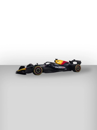 Formula 1 RC pultli poyga mashinasi 1:10, yorug‘lik effektlari, sovg‘ali