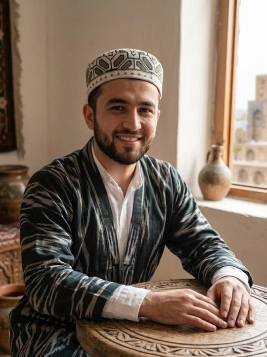 Erkaklar uchun milliy do‘ppi, qo‘lda tayyorlangan