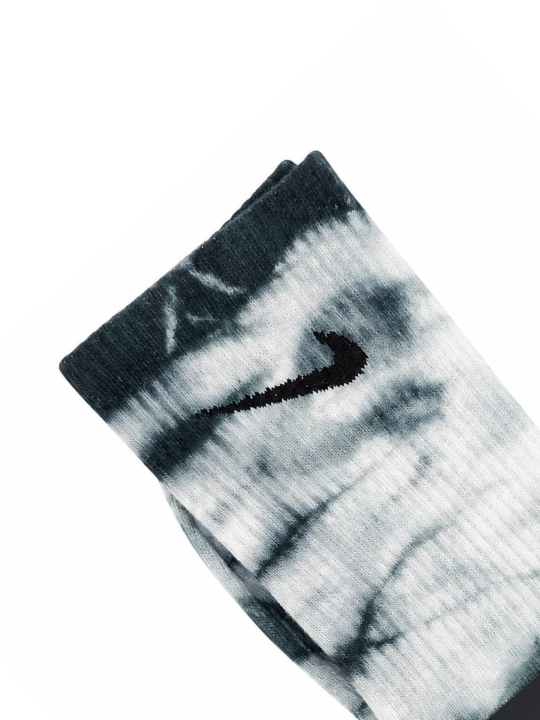 Носки унисекс хлопковые спортивные длинные Tie-Dye - цветные и дышащие